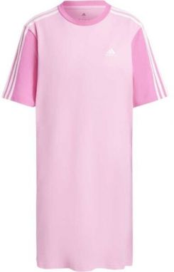 adidas ESSENTIALS 3-STRIPES BOYFRIEND Dámske šaty, ružová, veľkosť