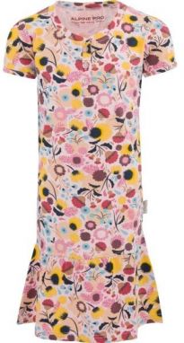 ALPINE PRO ILO Dievčenské šaty, ružová, veľkosť 140-146