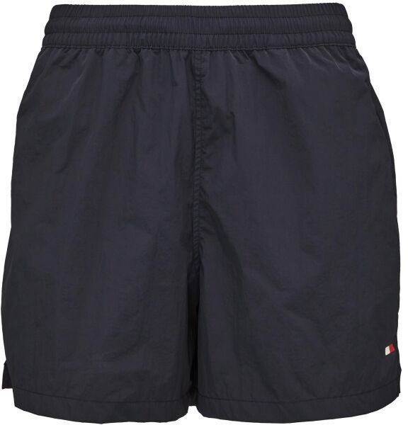 Tommy Hilfiger ESSENTIALS FLAG LOOSE Dámske kraťasy, tmavo modrá, veľkosť