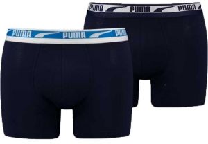 Puma MEN MULTI LOGO BOXER 2P Pánske boxerky, mix, veľkosť