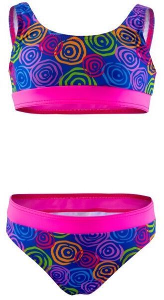 AXONE SNAILS Dievčenské dvojdielne plavky, mix, veľkosť