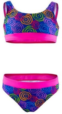 AXONE SNAILS Dievčenské dvojdielne plavky, mix, veľkosť