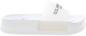 U.S. POLO ASSN. AMAMI Dámske šľapky, biela, veľkosť