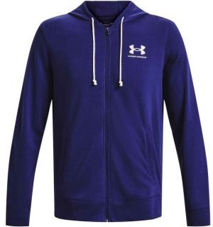 Under Armour RIVAL TERRY LC FZ Pánska mikina, modrá, veľkosť