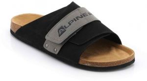 ALPINE PRO TAFER Pánske šľapky, čierna, veľkosť