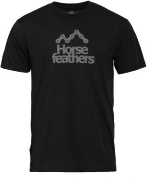 Horsefeathers ROOTER Pánske tričko, čierna, veľkosť