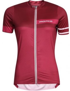 PROGRESS SOLARIA Dámsky cyklistický dres, fialová, veľkosť