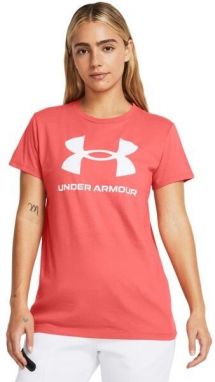 Under Armour LIVE SPORTSTYLE GRAPHIC SS Dámske tričko, lososová, veľkosť