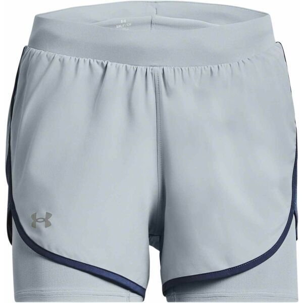 Under Armour FLY BY ELITE 2-IN-1 Dámske kraťasy, sivá, veľkosť S