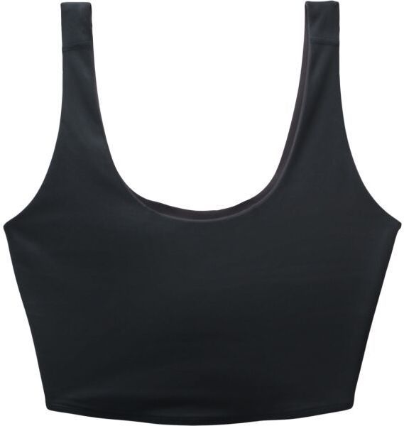 PrAna LUXARA REVERSIBLE CROP TOP Dámske tielko, čierna, veľkosť