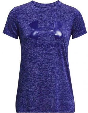 Under Armour TECH SOLID SCRIPT Dámske tričko, modrá, veľkosť