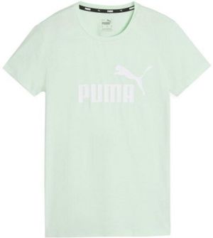Puma ESS LOGO TEE (S) Dámske tričko, svetlo zelená, veľkosť