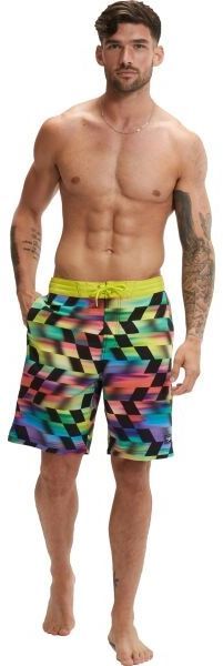 Speedo PRINT BORDI BASIN 20 Pánske šortky, mix, veľkosť