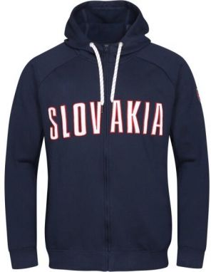 PROGRESS HC SK HOODY ZIP Pánska mikina pre fanúšikov, tmavo modrá, veľkosť