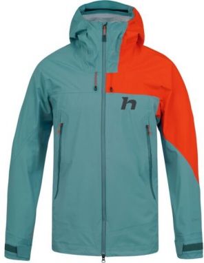 Hannah NEXUS Pánska technická hardshell bunda, tyrkysová, veľkosť