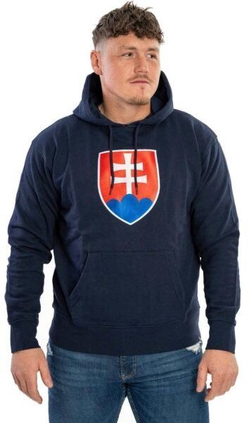 Kappa LOGO NATHAN Pánska mikina, tmavo modrá, veľkosť XXL