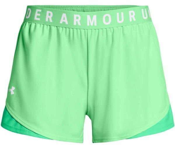 Under Armour PLAY UP SHORTS EMBOSS 3.0 Dámske šortky, zelená, veľkosť