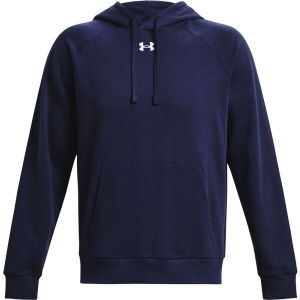 Under Armour RIVAL FLEECE HOODIE Pánska mikina, tmavo modrá, veľkosť M