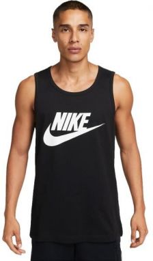 Nike NSW TANK ICON FUTURA Pánske tielko, čierna, veľkosť