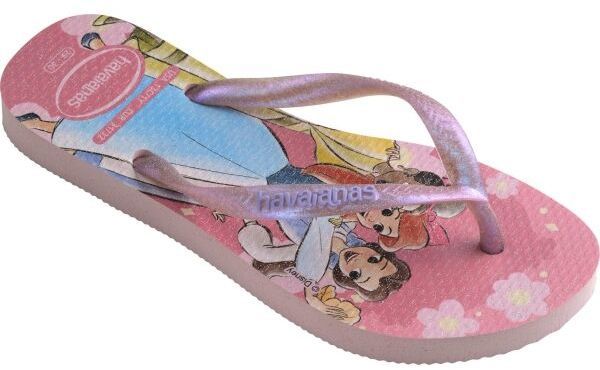 HAVAIANAS KIDS SLIM PRINCESS Dievčenské žabky, ružová, veľkosť 33/34