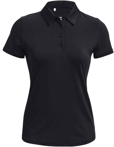 Under Armour PLAYOFF SS POLO Dámske polo tričko, čierna, veľkosť M