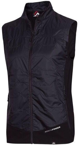 Northfinder TRACY Pánska vesta, čierna, veľkosť