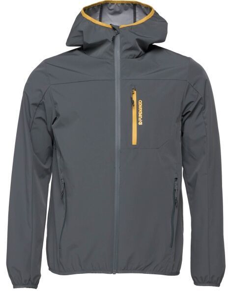 FUNDANGO ALLOY Pánska softshellová bunda, tmavo sivá, veľkosť