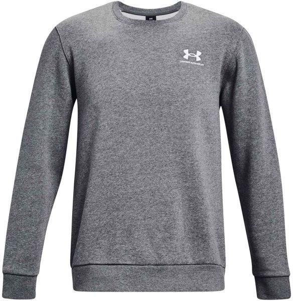 Under Armour ESSENTIAL FLEECE CREW Pánska mikina, sivá, veľkosť