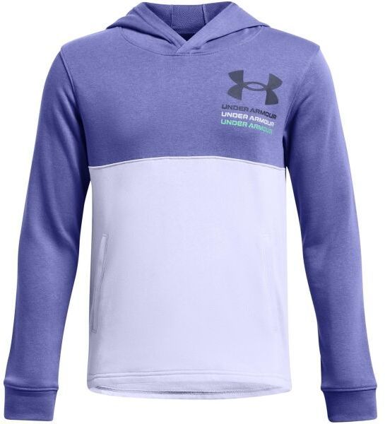 Under Armour RIVAL TERRY Chlapčenská mikina, modrá, veľkosť XL