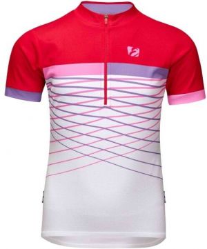 Etape LUCKY Detský cyklistický dres, biela, veľkosť 152-158