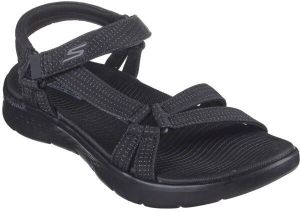 Skechers GO WALK FLEX - SUBLIME-X Dámske sandále, čierna, veľkosť