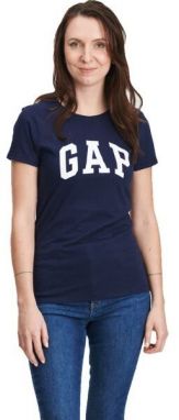 GAP LOGO Dámske tričko, tmavo modrá, veľkosť