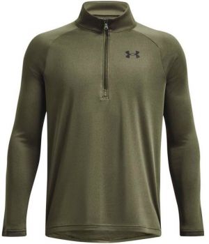 Under Armour TECH 2.0 1/2 ZIP Chlapčenské  tričko s dlhým rukávom, khaki, veľkosť
