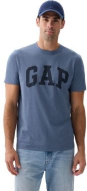 GAP BASIC LOGO Pánske tričko, modrá, veľkosť