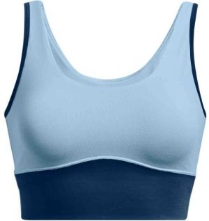 Under Armour MERIDIAN FITTED CROP Športová podprsenka, svetlomodrá, veľkosť