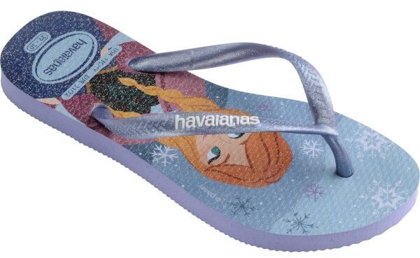 HAVAIANAS KIDS SLIM PRINCESS Dievčenské žabky, svetlomodrá, veľkosť 37/38