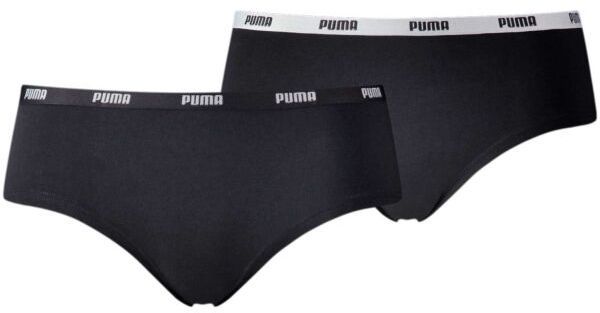 Puma WOMEN HIPSTER 2P PACK Dámske nohavičky, čierna, veľkosť