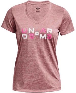 Under Armour TECH TWIST GRAPHIC Dámske tričko, ružová, veľkosť
