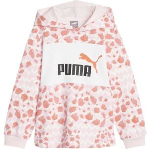 Puma ESSENTIALS MIX MTCH HOODIE TR Dievčenská mikina, ružová, veľkosť