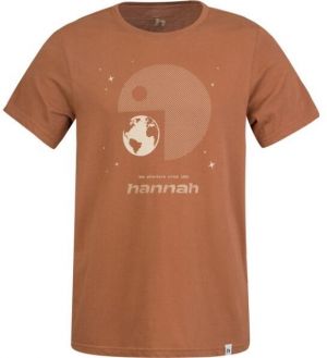 Hannah FRED Pánske tričko z organickej bavlny., hnedá, veľkosť