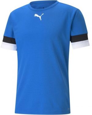 Puma teamRISE Chlapčenské futbalové tričko, modrá, veľkosť