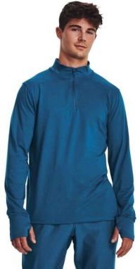 Under Armour QUALIFIER RUN 1/4 ZIP Pánske tričko, modrá, veľkosť