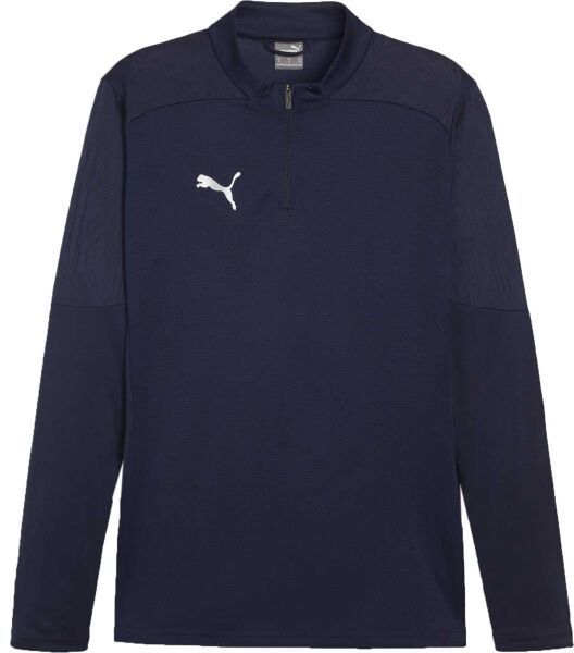 Puma TEAMFINAL TRAINING 1/4 ZIP Pánske futbalové tričko, tmavo modrá, veľkosť