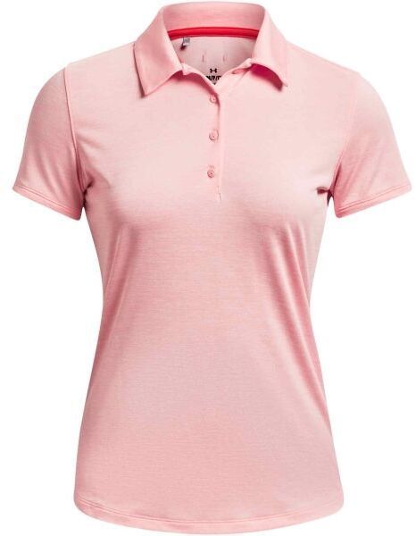 Under Armour PLAYOFF SS POLO Dámske polo tričko, ružová, veľkosť