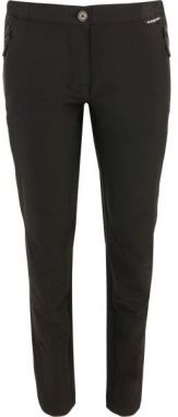 ALPINE PRO HEWA Dámske softshellové nohavice, čierna, veľkosť