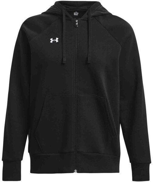 Under Armour RIVAL FLEECE FZ HOODIE Dámska mikina, čierna, veľkosť M