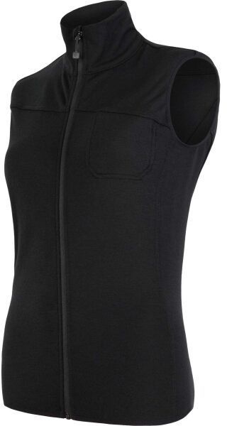 Sensor MERINO EXTREME W Dámska vesta, čierna, veľkosť