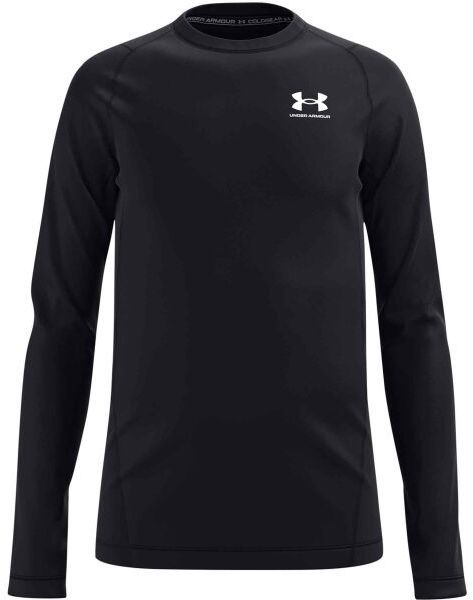 Under Armour COLDGEAR Chlapčenské  tričko s dlhým rukávom, čierna, veľkosť M