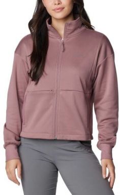 Columbia BOUNDLESS TREK TECH FULL ZIP Dámska mikina, vínová, veľkosť