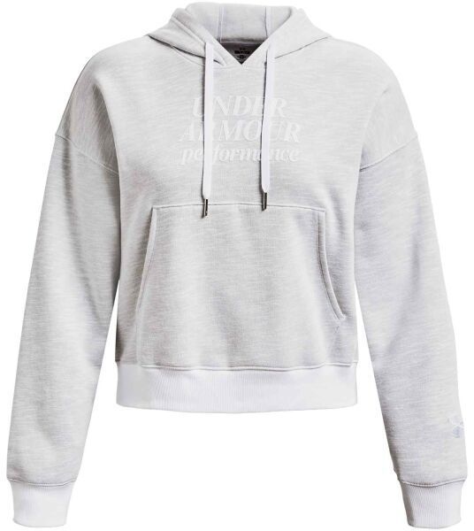 Under Armour ESSENTIAL SCRIPT Dámska mikina, biela, veľkosť